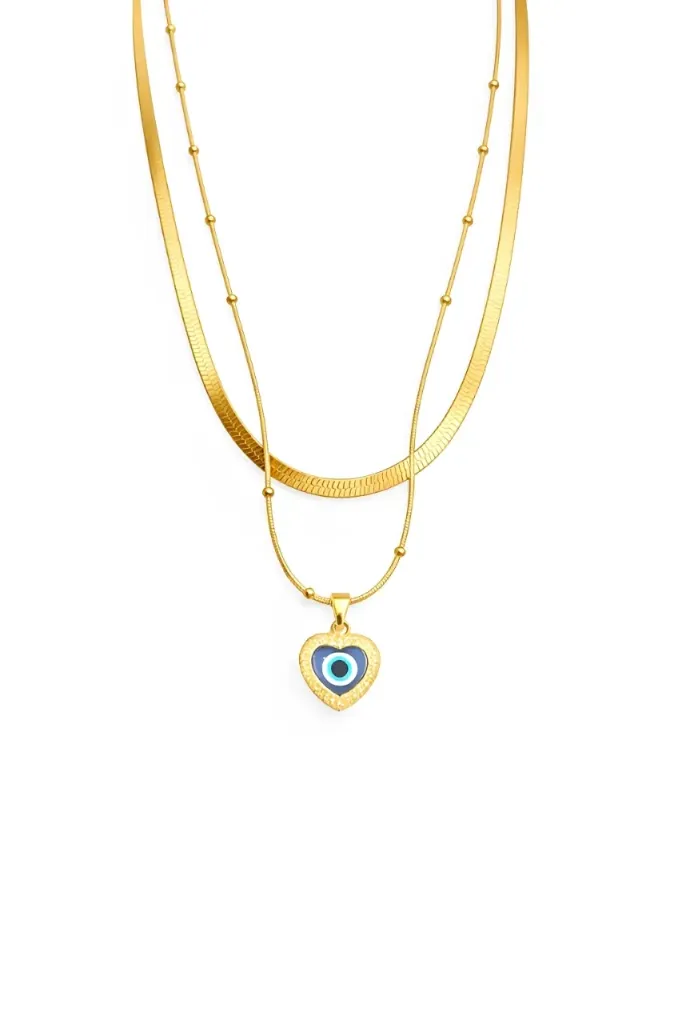 [KZ 040] Heart Pandal Necklace