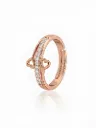 Heart Design Rose Gold Ring