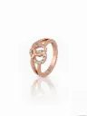 Infinity Knot Rose Gold Ring