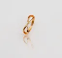 Infinity Twist Gold Ring