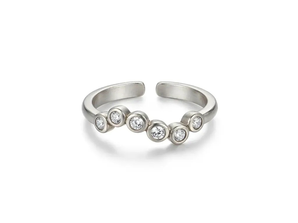 [DC 060] Minimal Bezel Stone Silver Ring
