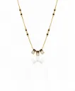 Triple Charm Black Bead Mangalsutra