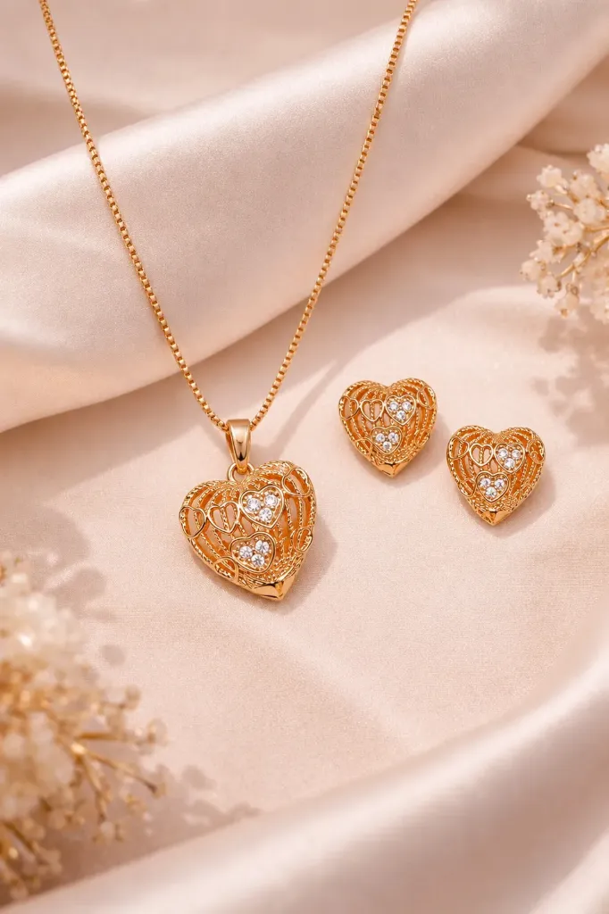 Heart Elegance Necklace Set