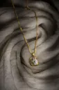 Pendant Necklace with Square Charm
