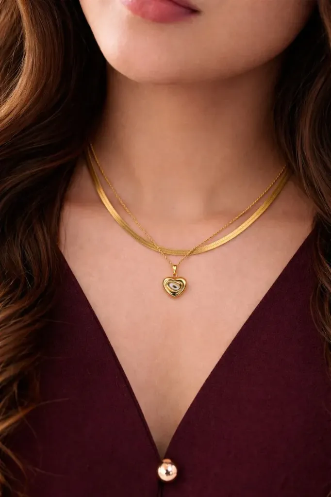 [KZ 028] Gold Layered Necklace