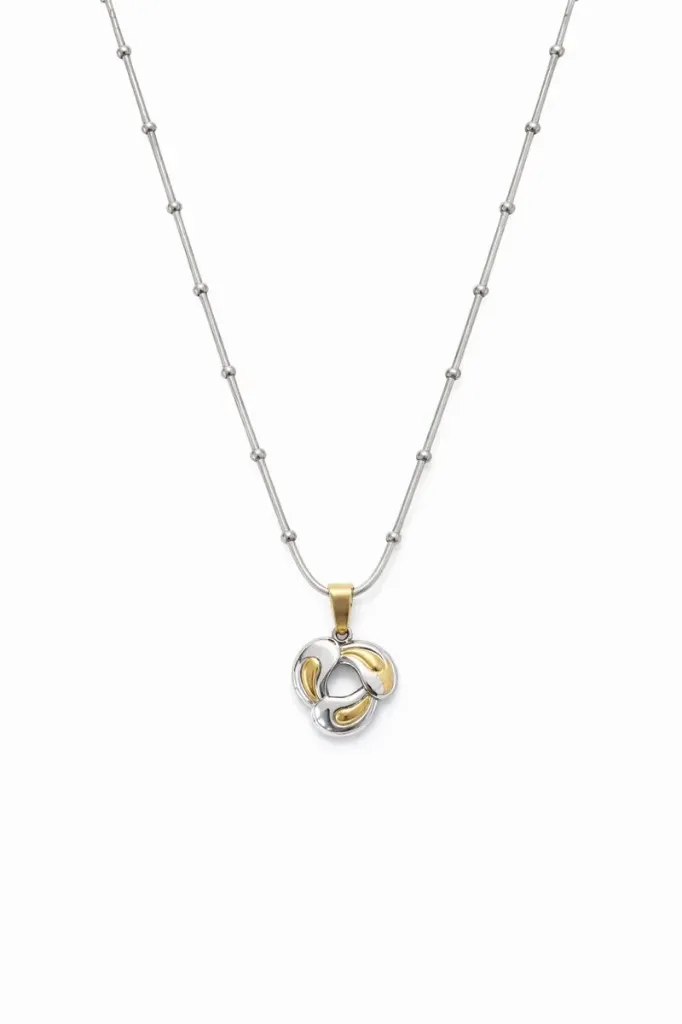 [KZ 038] Silver  Necklace