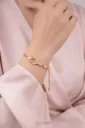 d Bracelet with Crystal Accent