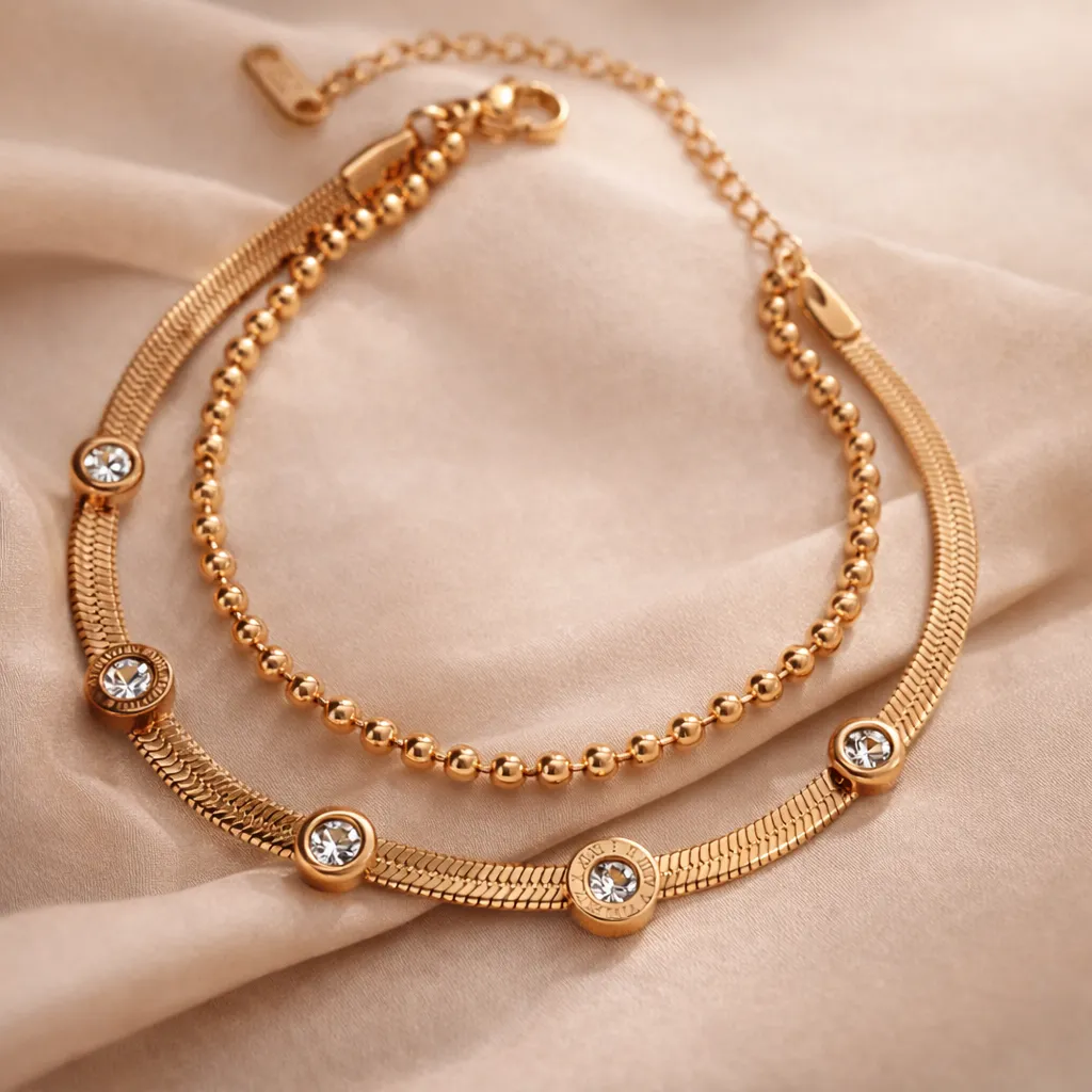 [KZ 007] Gold Layered Bracelet