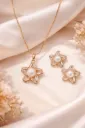 Celeste Pearl Star Necklace & Earring Set